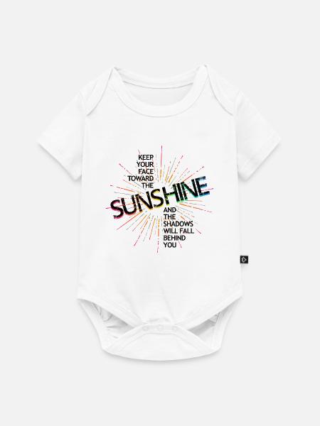 Sunshine - Baby Premium Kurzarmbody - Weiß