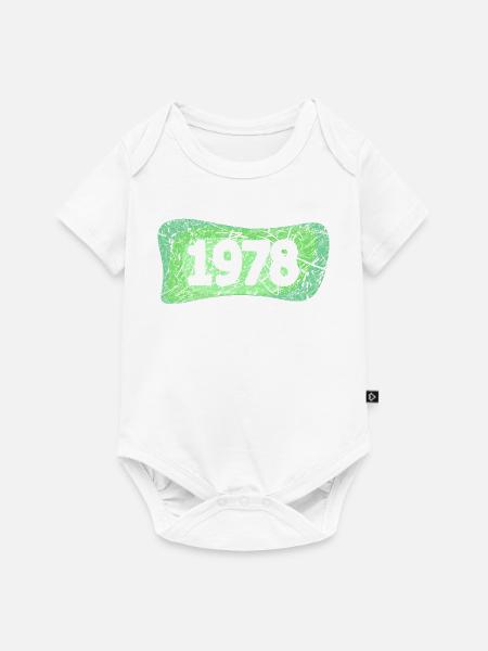 Kratzer 1978 - Baby Premium Kurzarmbody - Weiß