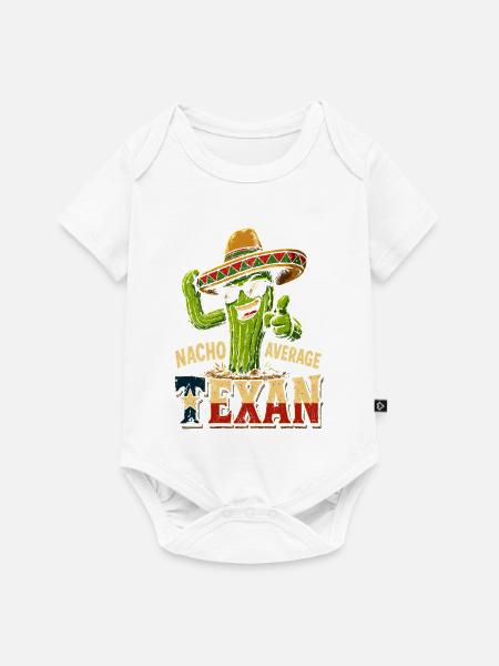 Nacho Average Texan Cactus - Baby Premium Kurzarmbody - Weiß