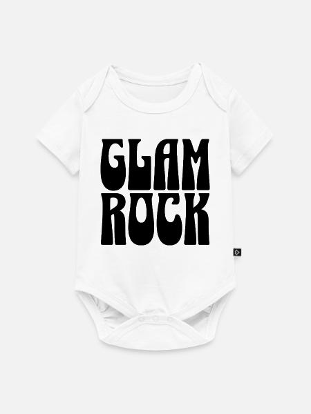 Glam Rock Bold-Logo - Baby Premium Kurzarmbody - Weiß
