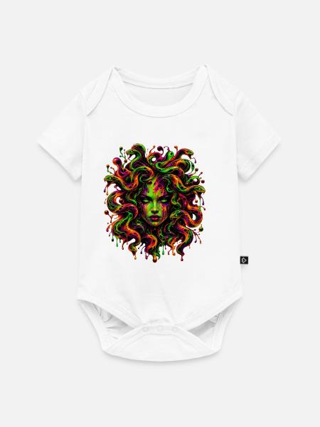 Neon-Gorgon - Baby Premium Kurzarmbody - Weiß