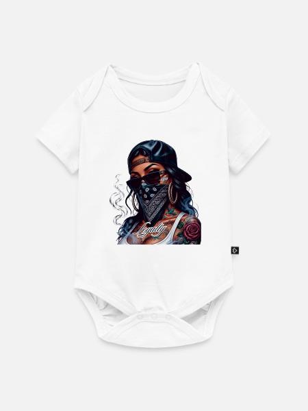 Loyalität im Straßenstil - Baby Premium Kurzarmbody - Weiß
