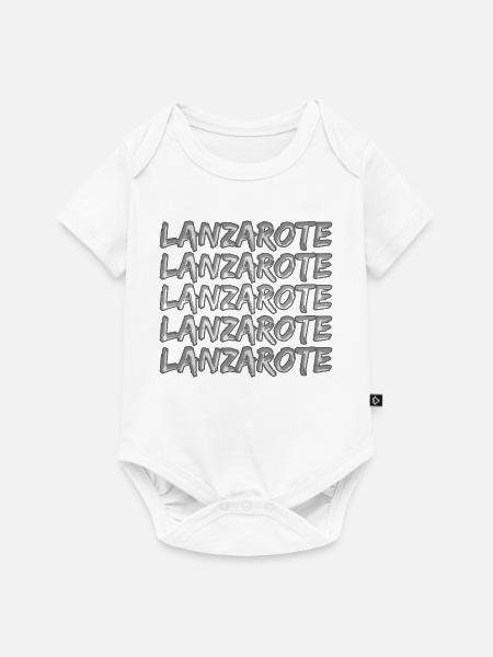 Geschenk für Lanzarote - Baby Premium Kurzarmbody - Weiß