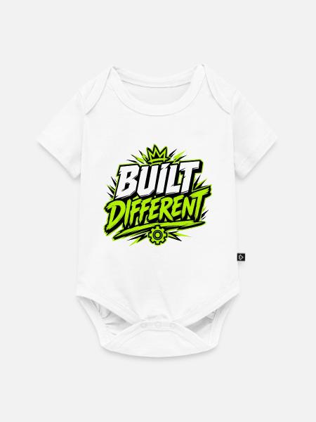 Built different - Baby Premium Kurzarmbody - Weiß