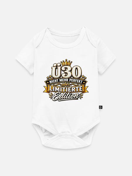 Ü30 - Baby Premium Kurzarmbody - Weiß