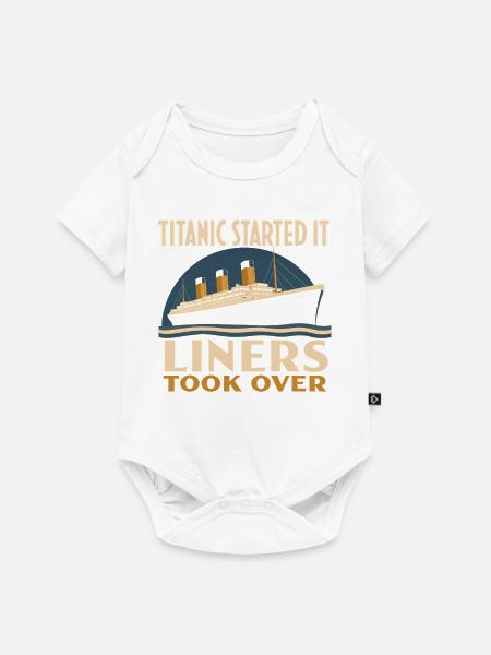 Ozeandampfer Maritime Geschichte Historisches - Baby Premium Kurzarmbody - Weiß
