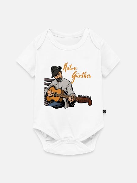 Anton Günther miriquidies Liedermacher - Baby Premium Kurzarmbody - Weiß