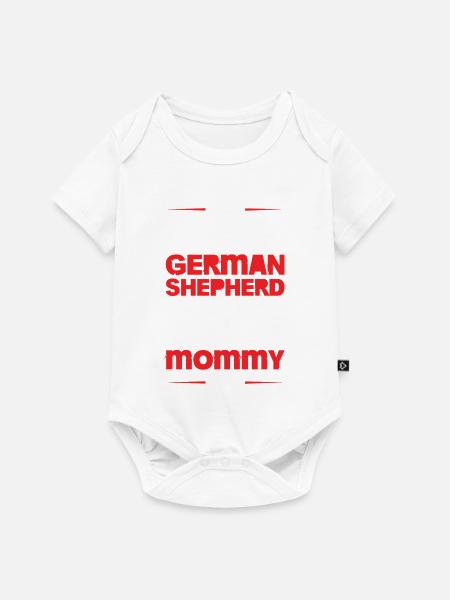 GERMAN_SHEPHERD - Baby Premium Kurzarmbody - Weiß
