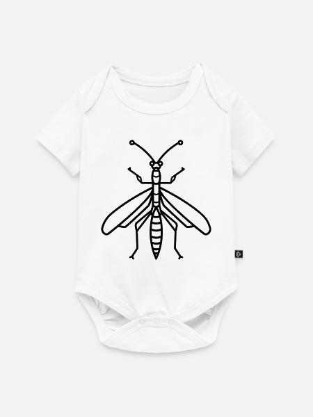 Insekt - Baby Premium Kurzarmbody - Weiß