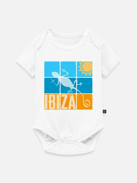 Ibiza Strand Vibes - Baby Premium Kurzarmbody - Weiß