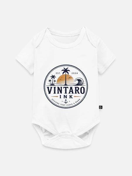 Vintaro Ink  - Baby Premium Kurzarmbody - Weiß