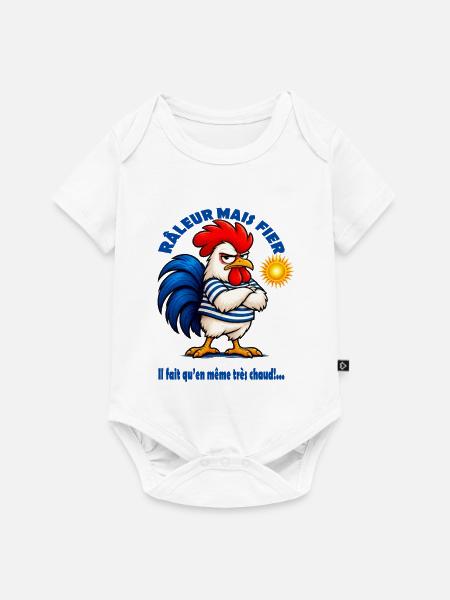 Der französische Nörgler - Baby Premium Kurzarmbody - Weiß