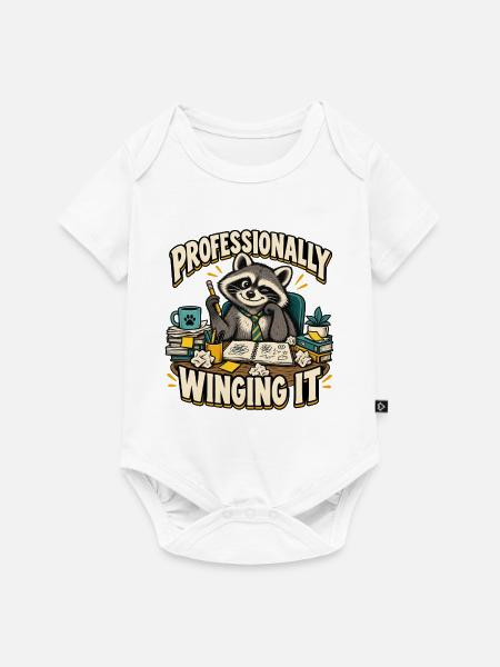 Am Laufen - Baby Premium Kurzarmbody - Weiß