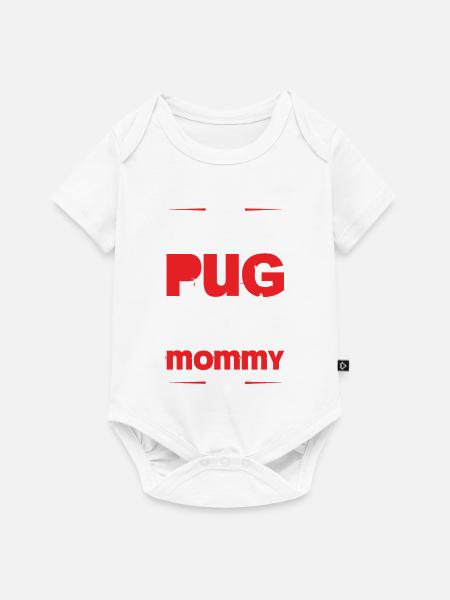 PUG - Baby Premium Kurzarmbody - Weiß
