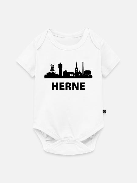 Herne Skyline - Baby Premium Kurzarmbody - Weiß