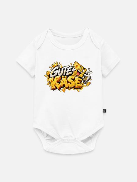 Gute Käse - Baby Premium Kurzarmbody - Weiß