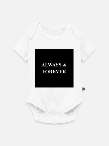 IMMER UND EWIG - Baby Premium Kurzarmbody - Weiß