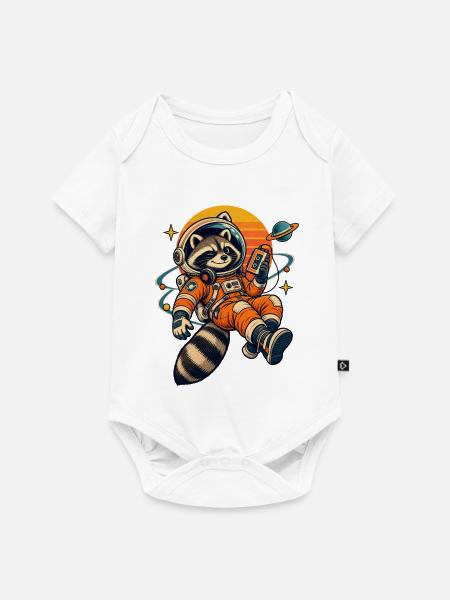 Orbit Bandit  - Baby Premium Kurzarmbody - Weiß