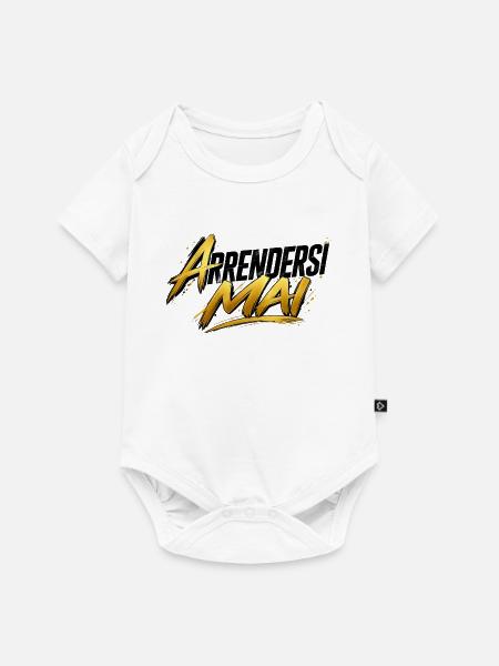 Niemals kapitulieren – Giò | Offizielles Design - Baby Premium Kurzarmbody - Weiß