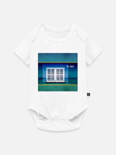 La mer Fenster am Meer - Baby Premium Kurzarmbody - Weiß