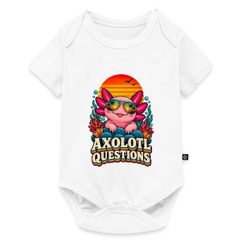 I Axolotl Questions – Cute Retro Axolotl  - Baby Premium Kurzarmbody - Weiß - Vorne