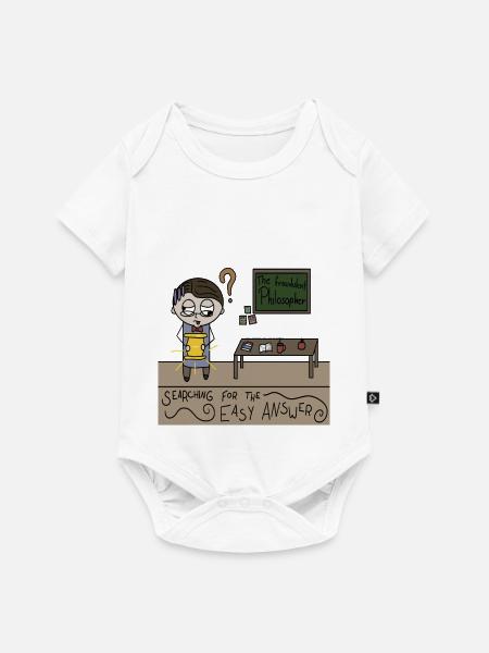 Der fälschende Philosoph - Baby Premium Kurzarmbody - Weiß