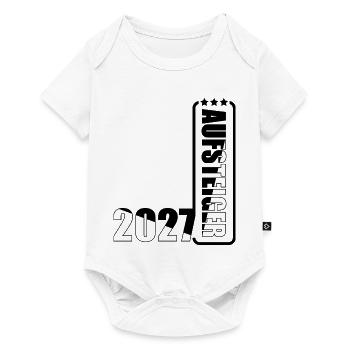Aufsteiger 2027 - Baby Premium Kurzarmbody - Weiß - Vorne