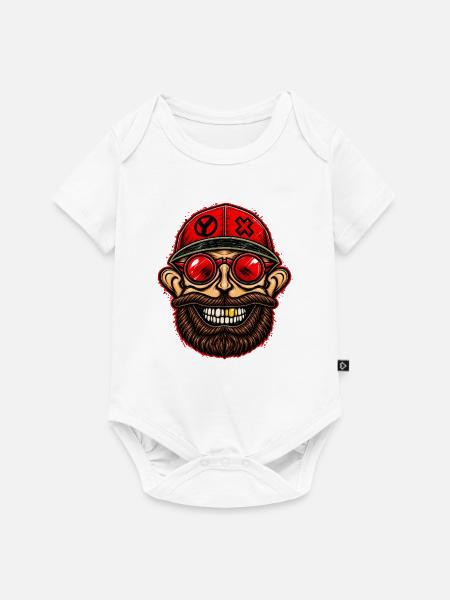 Knuckle Head Pete - Baby Premium Kurzarmbody - Weiß