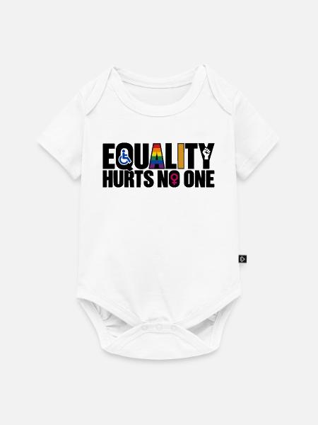 Equality Hurts No One – Gleichberechtigung - Baby Premium Kurzarmbody - Weiß