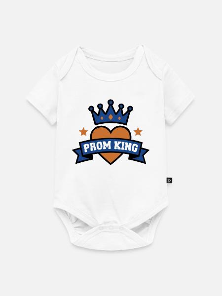 Lehrer Buch Pfeife Logo - Baby Premium Kurzarmbody - Weiß