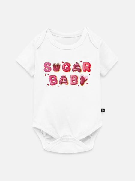 Zuckersüßes Baby - Baby Premium Kurzarmbody - Weiß