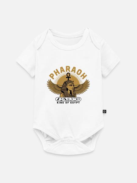 Pharaoh – King of Egypt - Baby Premium Kurzarmbody - Weiß