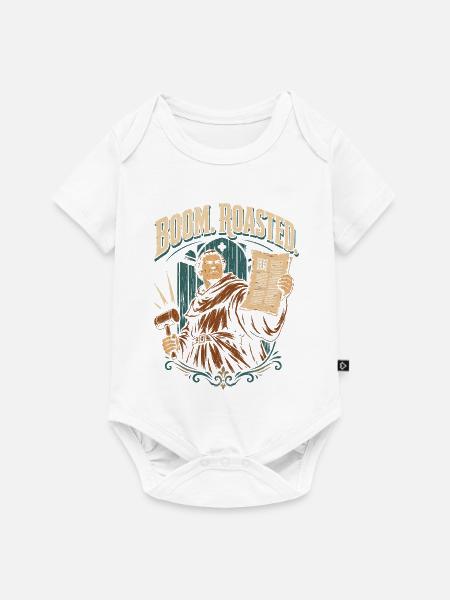 Boom Geröstet - Baby Premium Kurzarmbody - Weiß