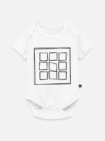 Adventskalender handgezeichnet - Baby Premium Kurzarmbody - Weiß