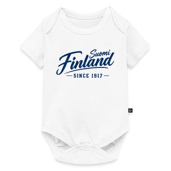 Suomi - Finland - Since 1917 - Finnland - Helsinki - Baby Premium Kurzarmbody - Weiß - Vorne