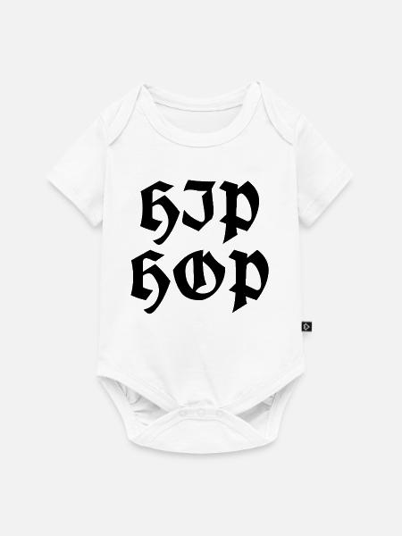 Gothic Hip Hop Logo - Baby Premium Kurzarmbody - Weiß