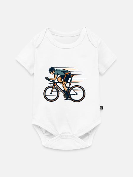 Straßenräder - Baby Premium Kurzarmbody - Weiß