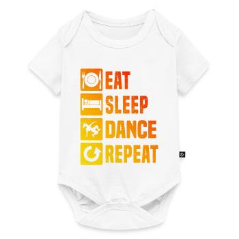 Streetdance Geschenkidee für eine Hip-Hop-Tänzerin - Baby Premium Kurzarmbody - Weiß - Vorne