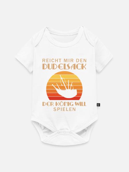 Dudelsackspieler Dudelsack Männer Geschenk - Baby Premium Kurzarmbody - Weiß