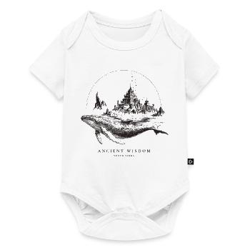 Uralter Weisheitswal - Baby Premium Kurzarmbody - Weiß - Vorne