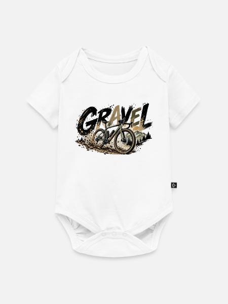 Gravel - Baby Premium Kurzarmbody - Weiß
