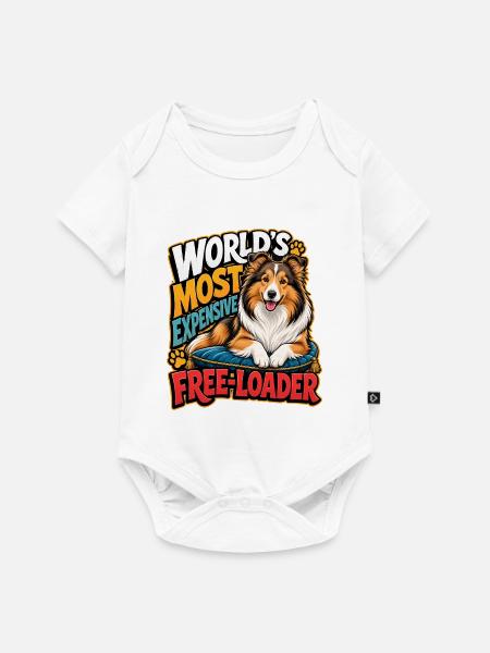 Shetland Shepherd - Baby Premium Kurzarmbody - Weiß
