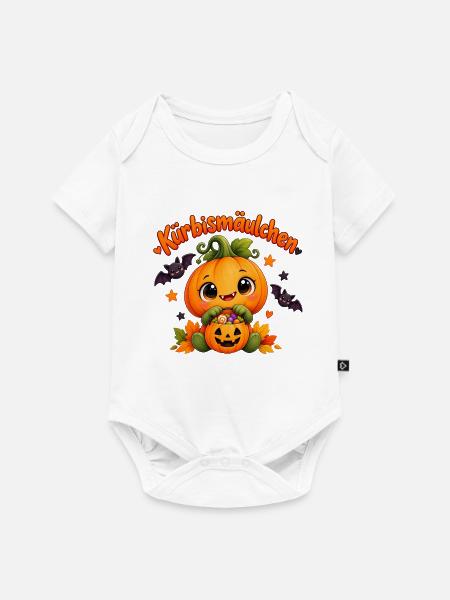 Kürbismäulchen - Baby Premium Kurzarmbody - Weiß