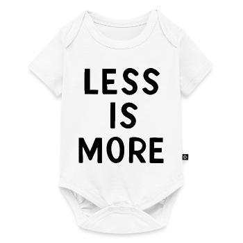 Less is more - Baby Premium Kurzarmbody - Weiß - Vorne