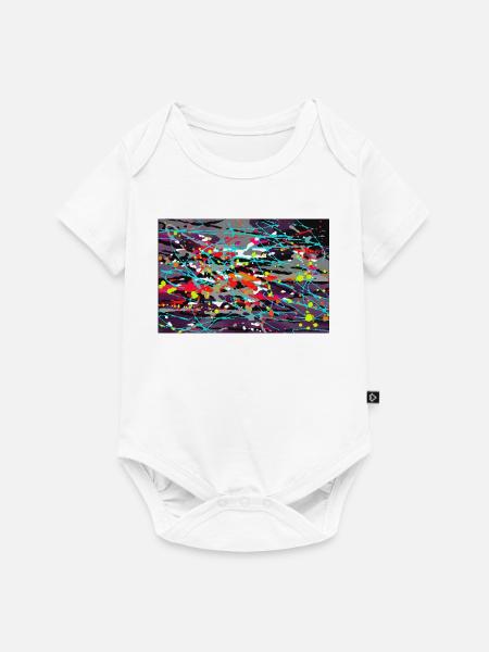 improvpmj - Baby Premium Kurzarmbody - Weiß