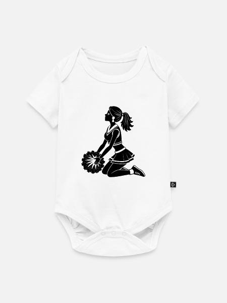 Cheerleader - Baby Premium Kurzarmbody - Weiß