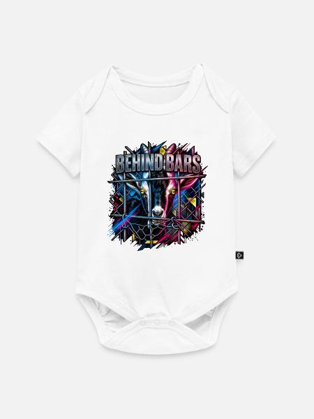Ziege Hinterbars Neon - Baby Premium Kurzarmbody - Weiß