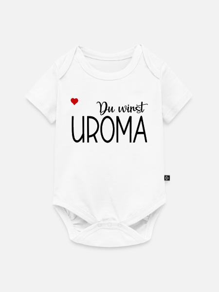 Du wirst Uroma - Baby Premium Kurzarmbody - Weiß