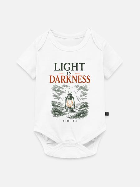 Licht in der Dunkelheit - Baby Premium Kurzarmbody - Weiß