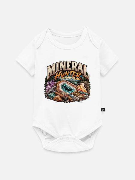 Mineralien-Jäger - Baby Premium Kurzarmbody - Weiß